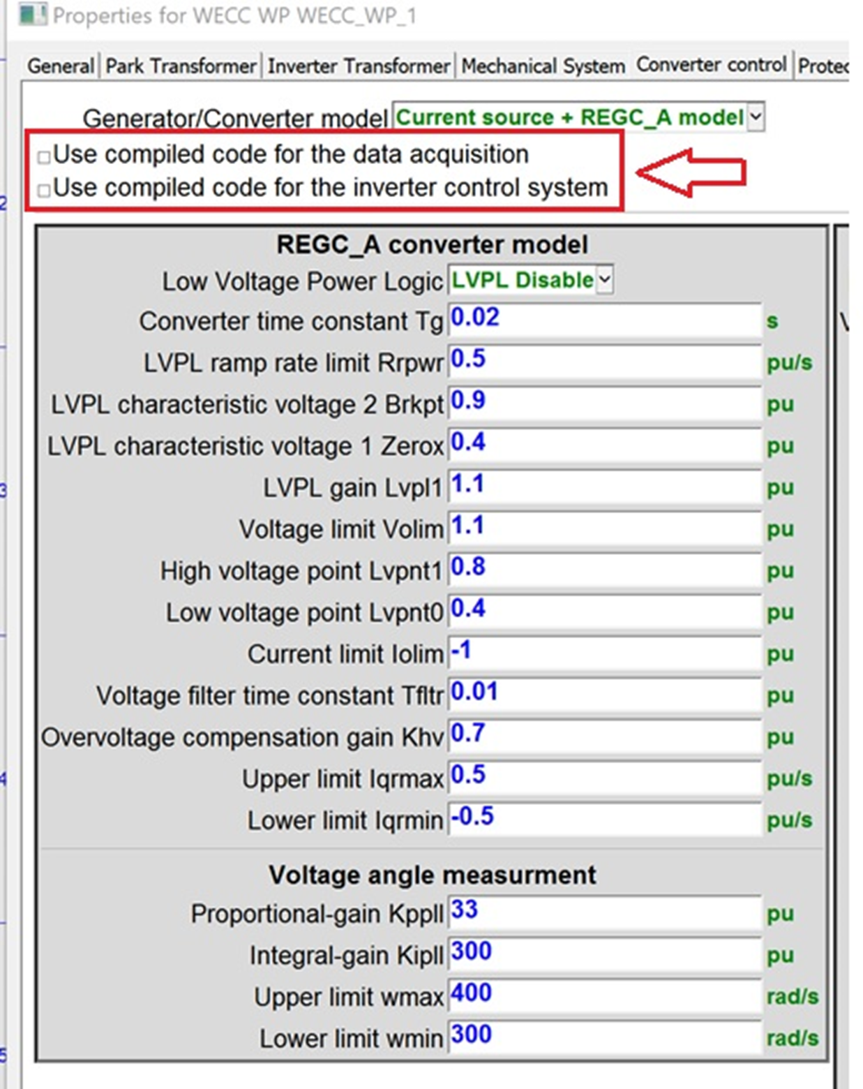 WECC Wind Turbine PropertiesWECC Wind Turbine Properties