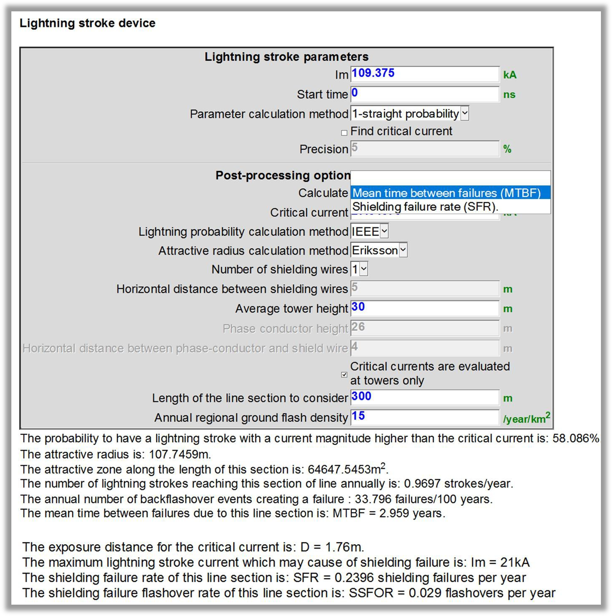 Lightning stroke device