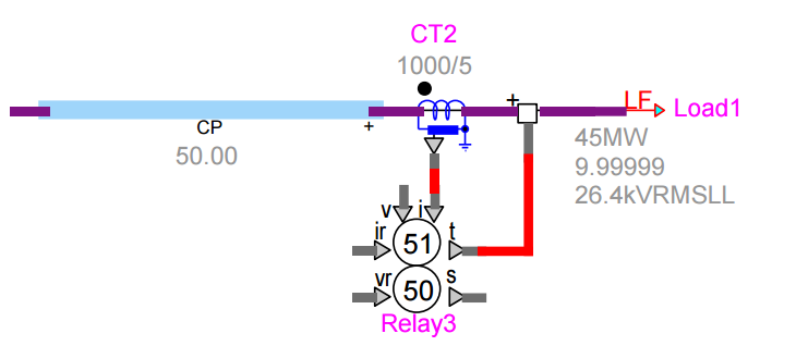 3-phase CT in a network with protective relay 3-phase CT in a network with protective relay