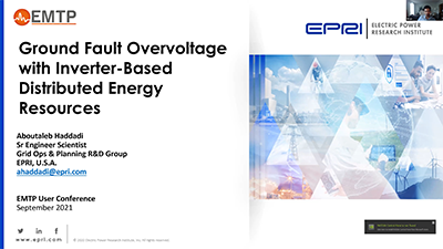 Ground Fault Overvoltage with Inverter-Based Distributed Energy Resources