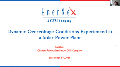 Dynamic Overvoltage Conditions Experienced at a PV Solar Power Plant