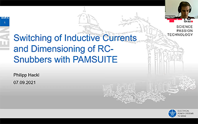 Switching of Inductive Currents and Dimensioning of RC-Snubbers with PAMSUITE