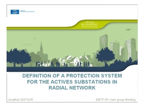 [IC]_Definition of a protection system for the active substations in radial netw